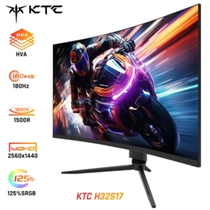 🖥️ KTC H32S17 32” Curved Gaming Monitor – Smooth, Immersive, Precise!